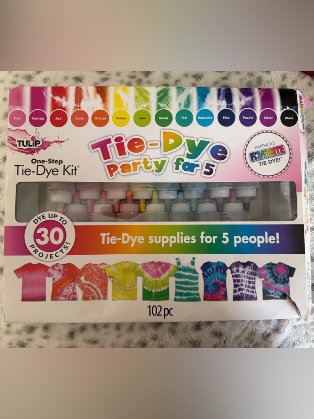Tie-Dye Party Kits (includes two kits)